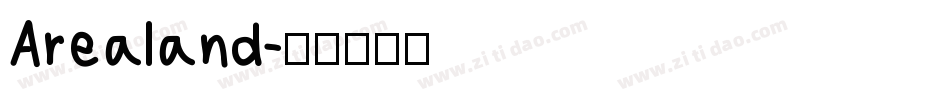 Arealand字体转换