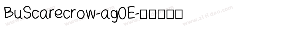 BuScarecrow-ag0E字体转换