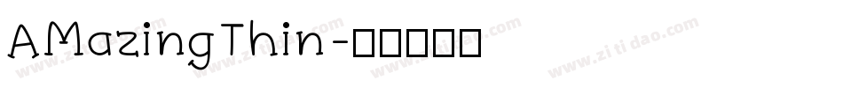 AMazingThin字体转换