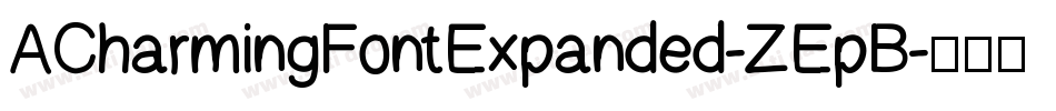 ACharmingFontExpanded-ZEpB字体转换