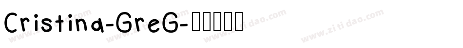 Cristina-GreG字体转换
