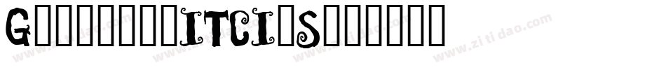 GalliardITCItS字体转换
