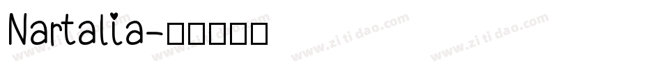 Nartalia字体转换