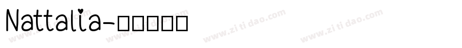 Nattalia字体转换