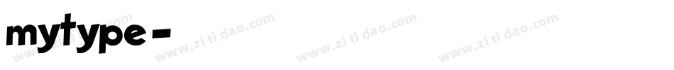 mytype字体转换