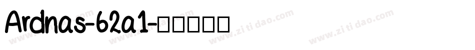 Ardnas-62a1字体转换