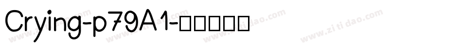 Crying-p79A1字体转换