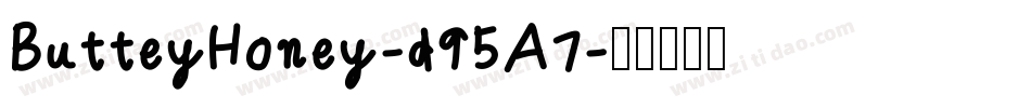 ButteyHoney-d95A7字体转换