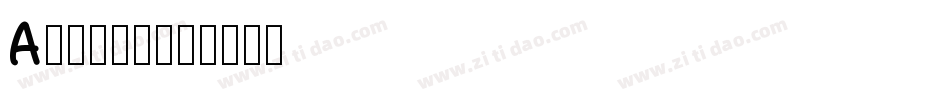 Aaaa字体字体转换