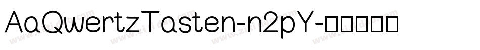 AaQwertzTasten-n2pY字体转换