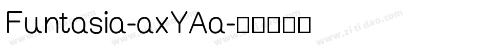 Funtasia-axYAa字体转换