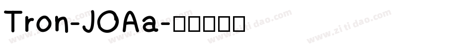 Tron-JOAa字体转换