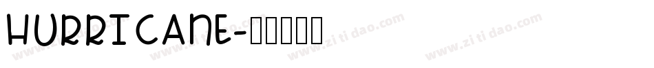 Hurricane字体转换