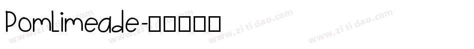 PomLimeade字体转换