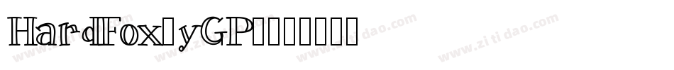 HardFox-yGP2字体转换