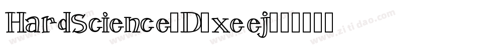 HardScience3D-xeej字体转换