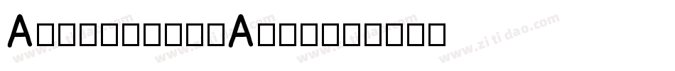 AbFuturun-AJj6字体转换