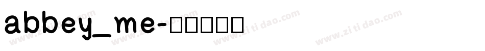 abbey_me字体转换