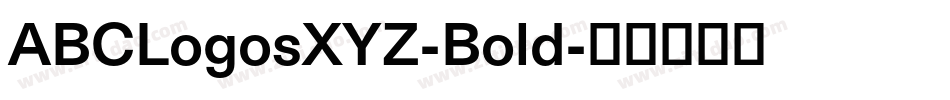 ABCLogosXYZ-Bold字体转换