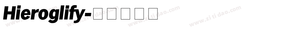 Hieroglify字体转换