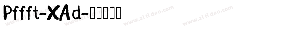 Pffft-XAd字体转换