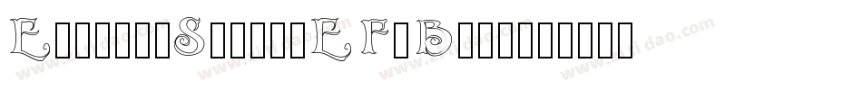 EnglishScriptEF-Bold字体转换