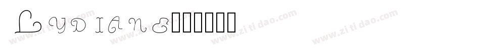 Lydiane字体转换