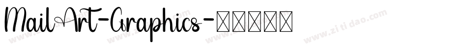 MailArt-Graphics字体转换