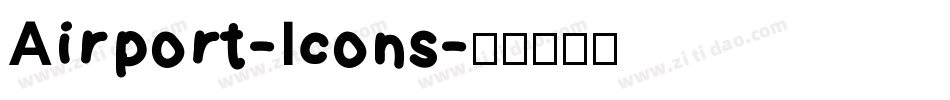 Airport-Icons字体转换