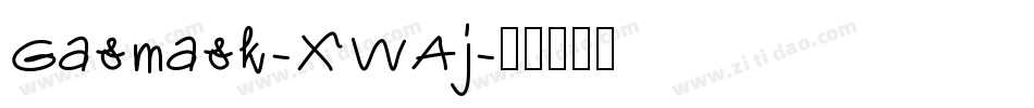 Gasmask-XWAj字体转换