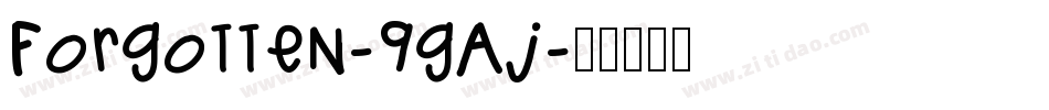 Forgotten-9gAj字体转换