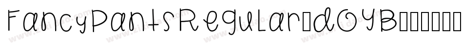 FancyPantsRegular-DOYB0字体转换