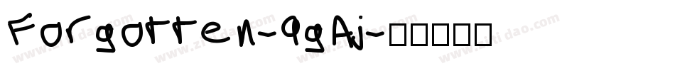 Forgotten-9gAj字体转换