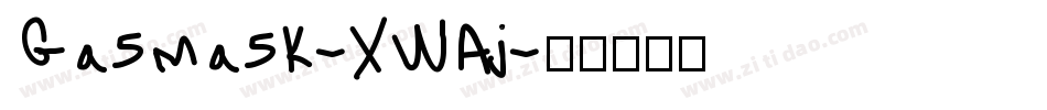 Gasmask-XWAj字体转换