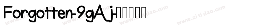 Forgotten-9gAj字体转换