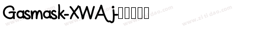 Gasmask-XWAj字体转换