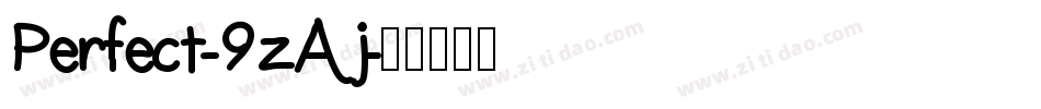 Perfect-9zAj字体转换