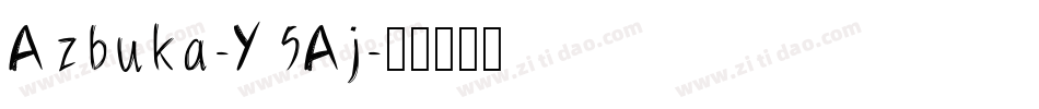 Azbuka-Y5Aj字体转换