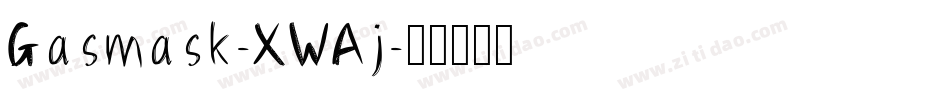 Gasmask-XWAj字体转换