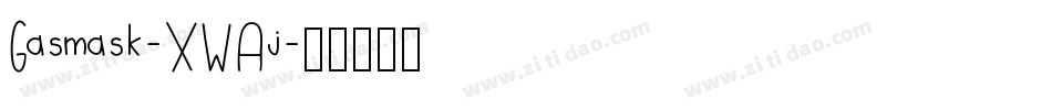 Gasmask-XWAj字体转换
