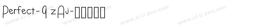 Perfect-9zAj字体转换
