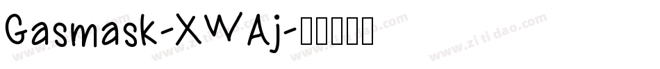 Gasmask-XWAj字体转换