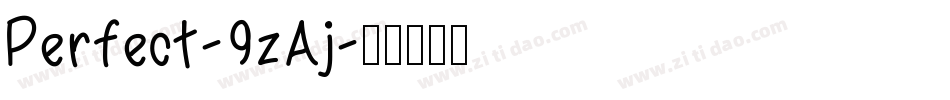 Perfect-9zAj字体转换