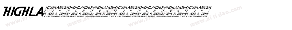 HIGHLA2字体转换