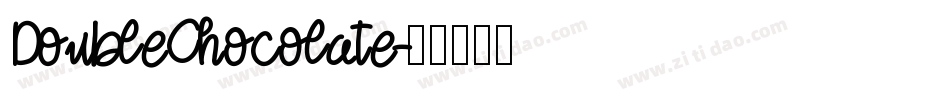 DoubleChocolate字体转换