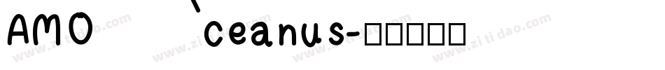 AMOceanus字体转换