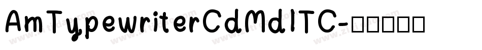 AmTypewriterCdMdITC字体转换