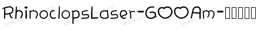 RhinoclopsLaser-GOOAm字体转换