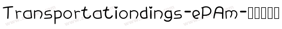 Transportationdings-ePAm字体转换