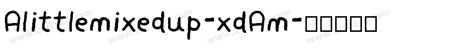 Alittlemixedup-xdAm字体转换